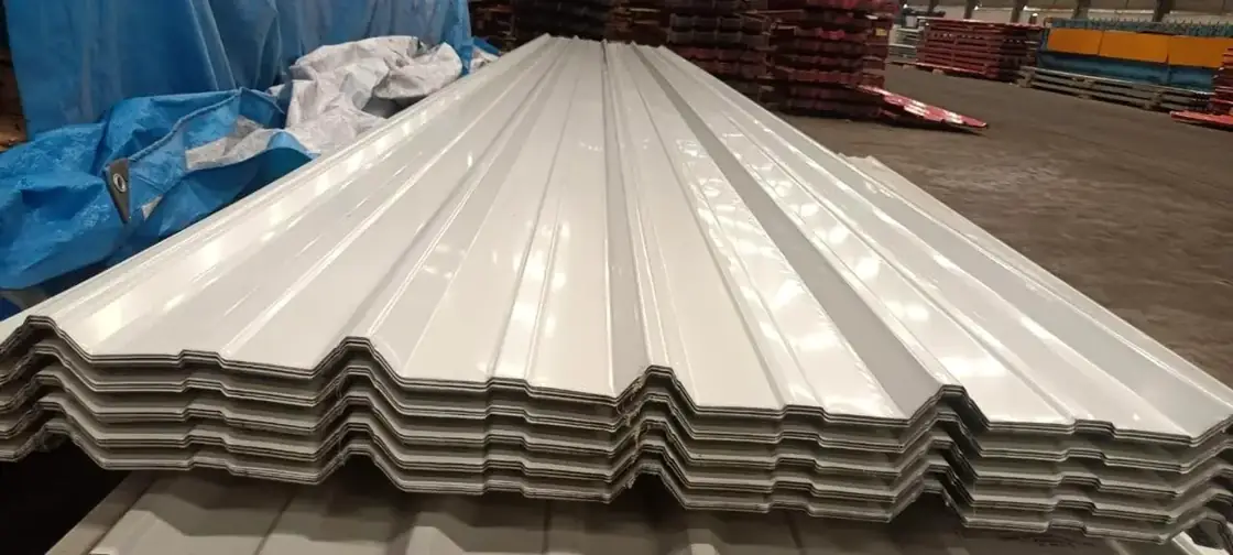 Profiled sheets prepared for supply